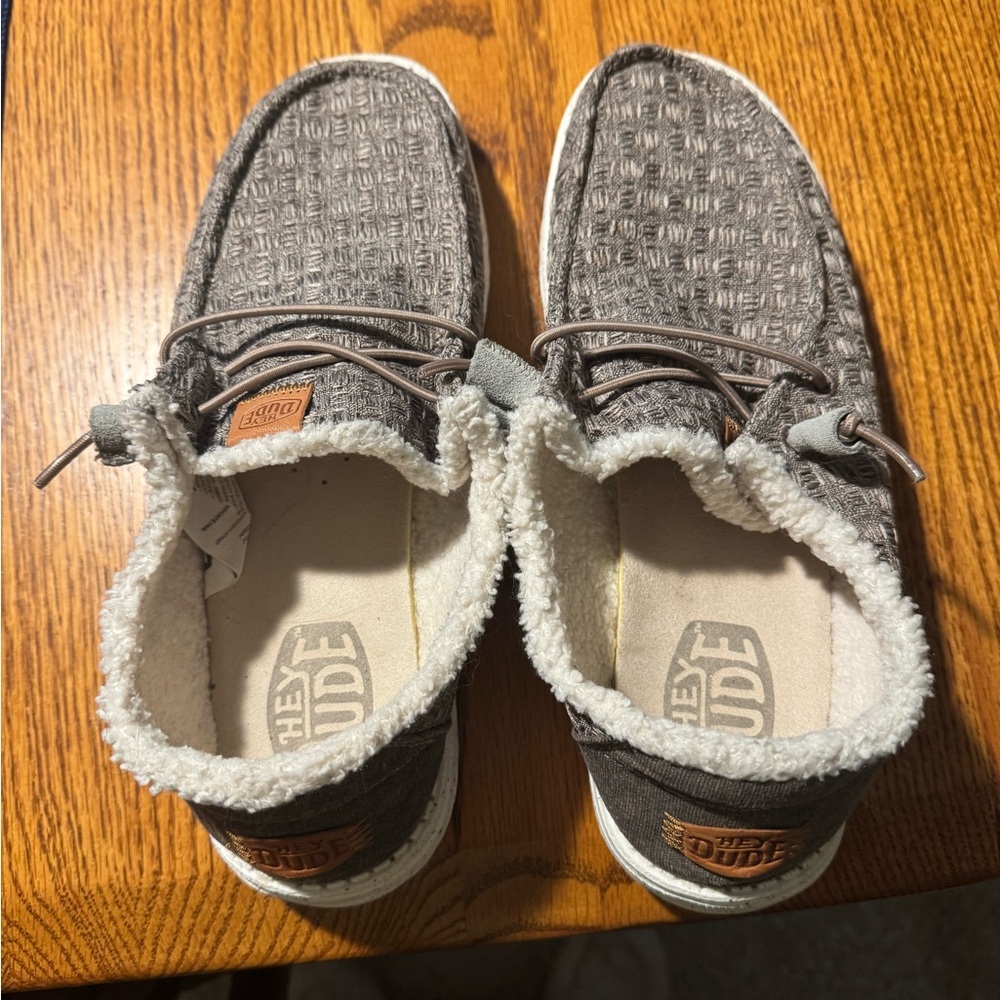 Hey Dude brown/beige Slip-On Shoes